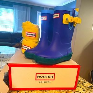 Hunter boots with fleece inserts